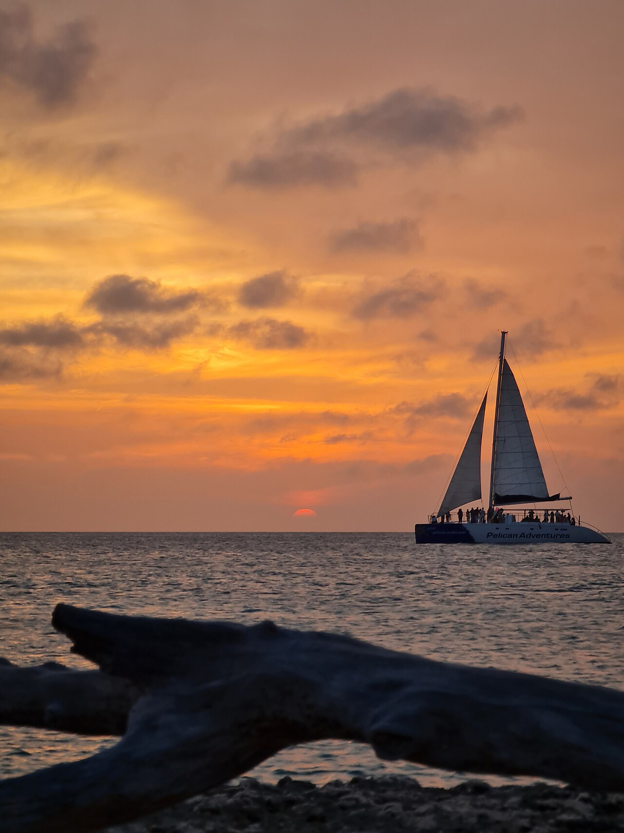 An Aruba catamaran cruise off the west coast