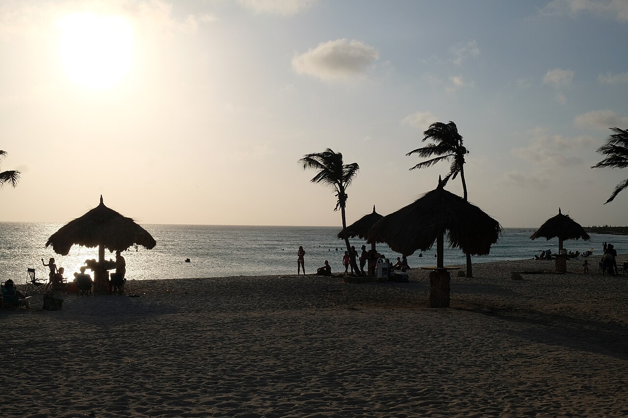 Sunset over the Caribbean Sea, Aruba