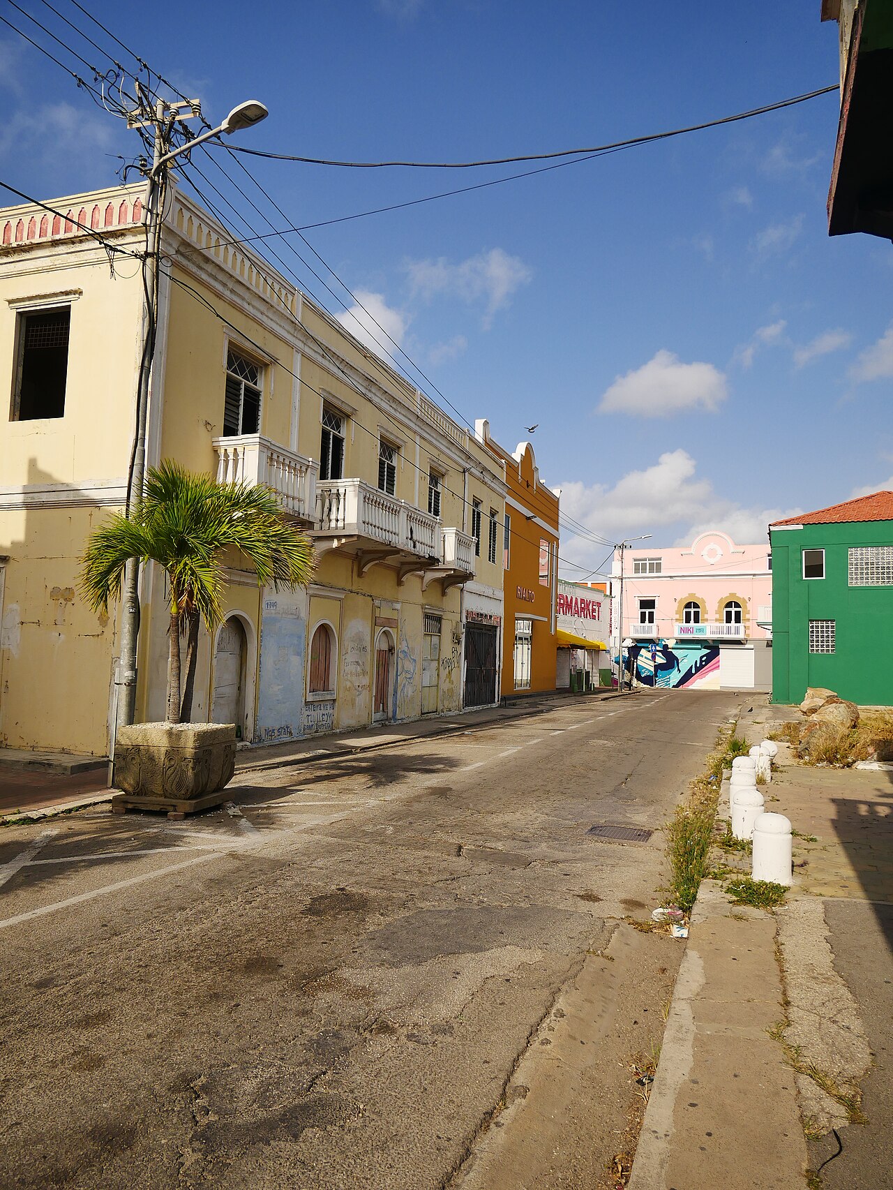 The coast near Oranjestad Aruba